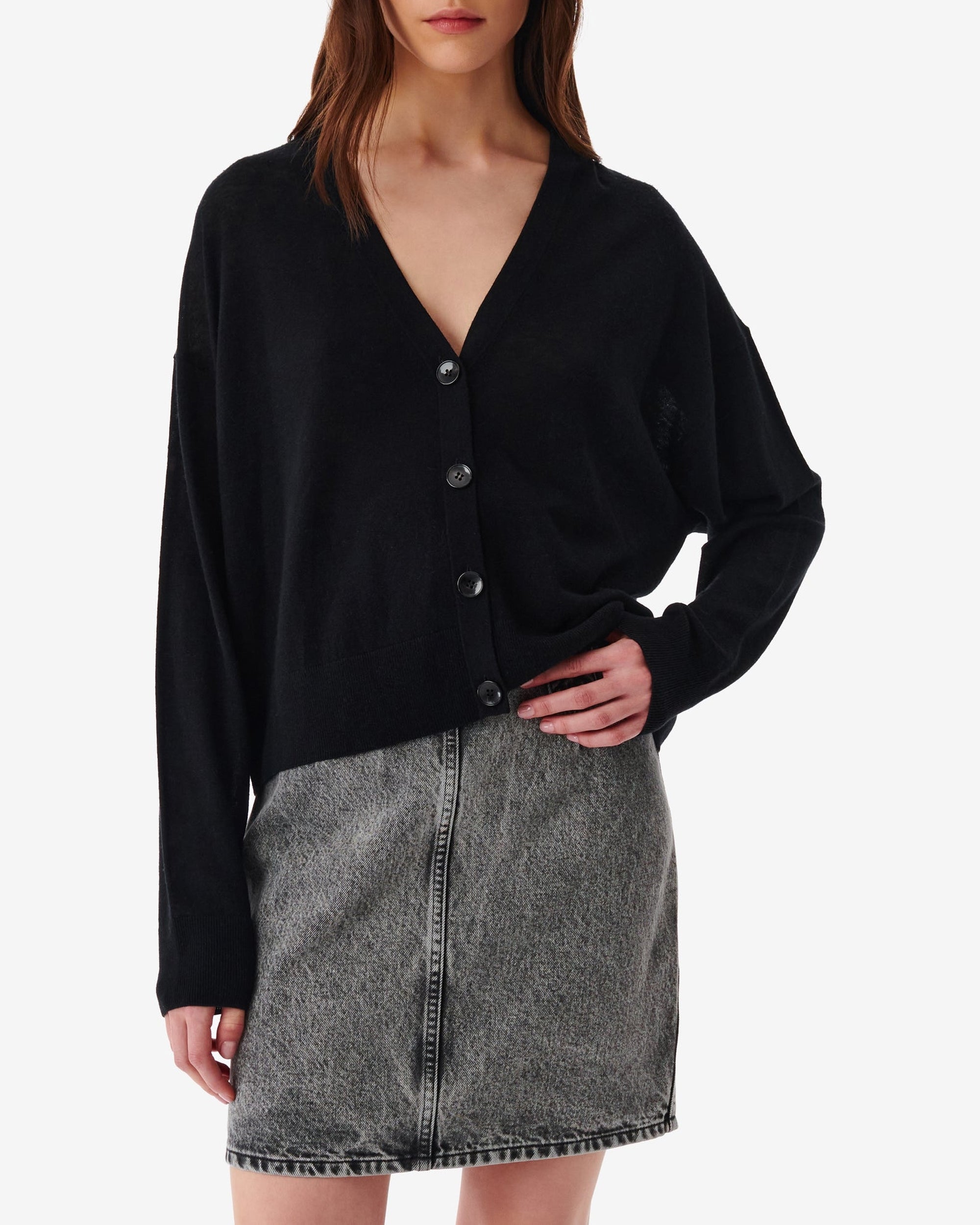 Hawio wool jumper - Black