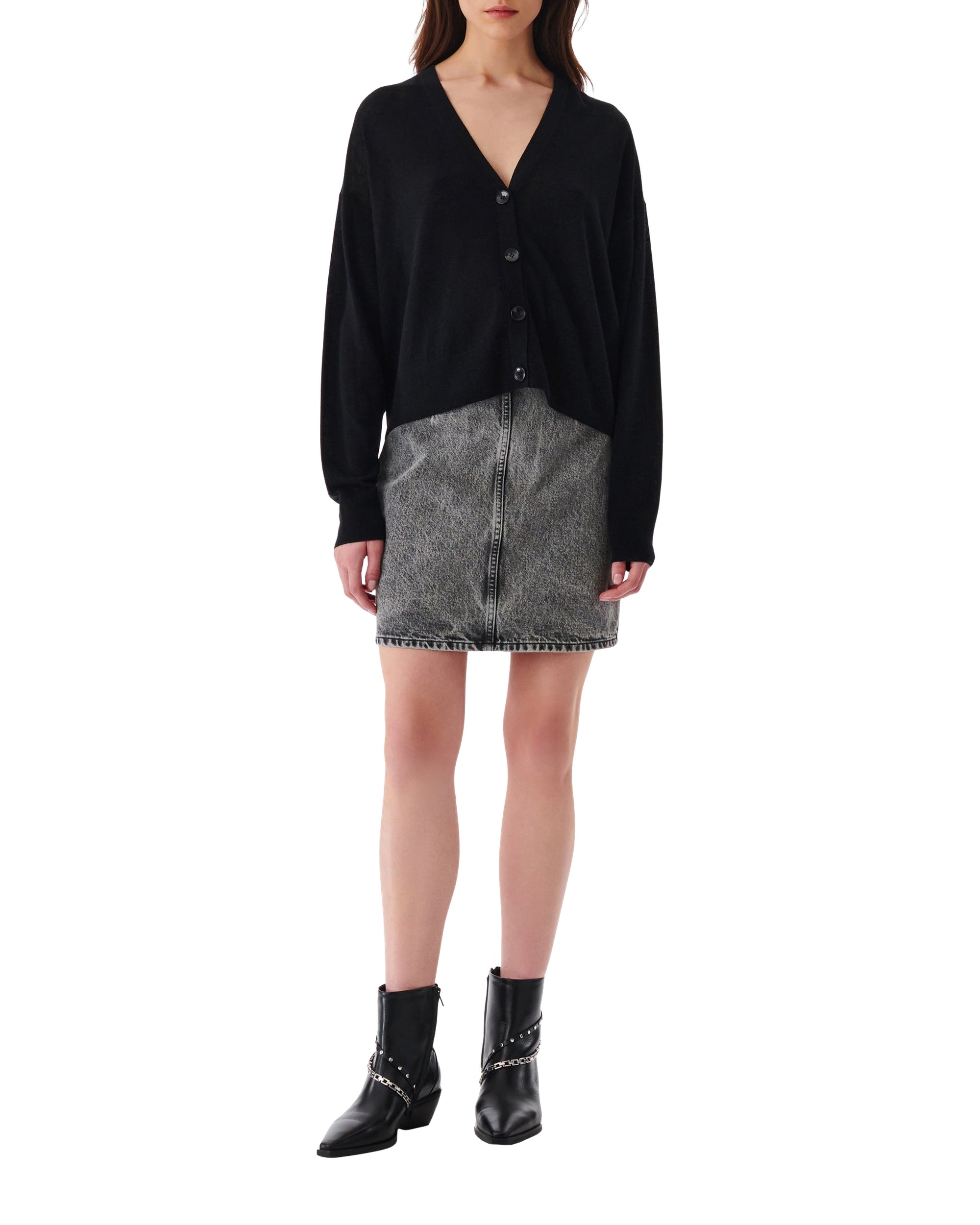 Hawio wool jumper - Black