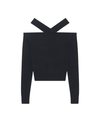 Heamma jumper in wool & cashmere - Black