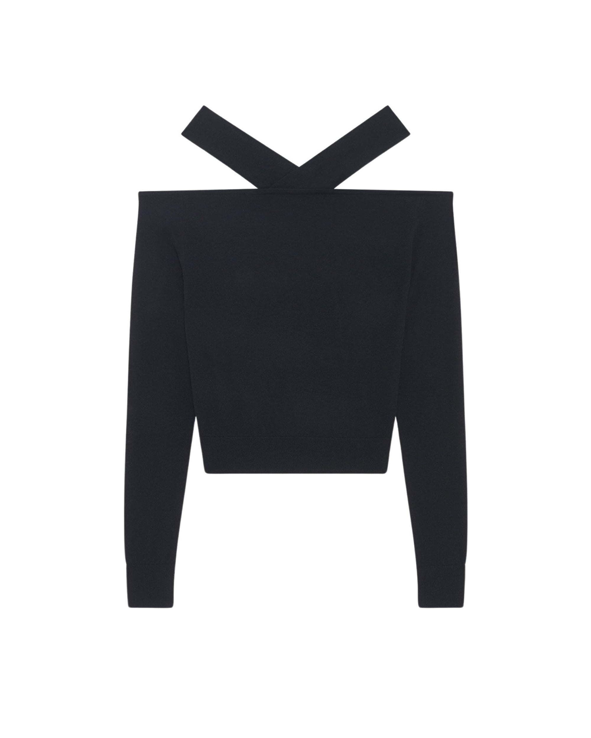 Heamma jumper in wool & cashmere - Black