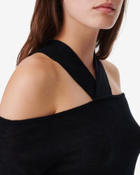 Heamma jumper in wool & cashmere - Black