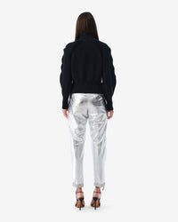 Kacy knitted zip-neck jumper - Black