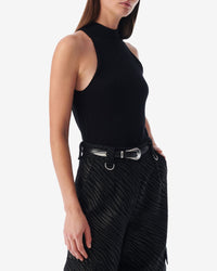 Maewa sleeveless knit top - Black