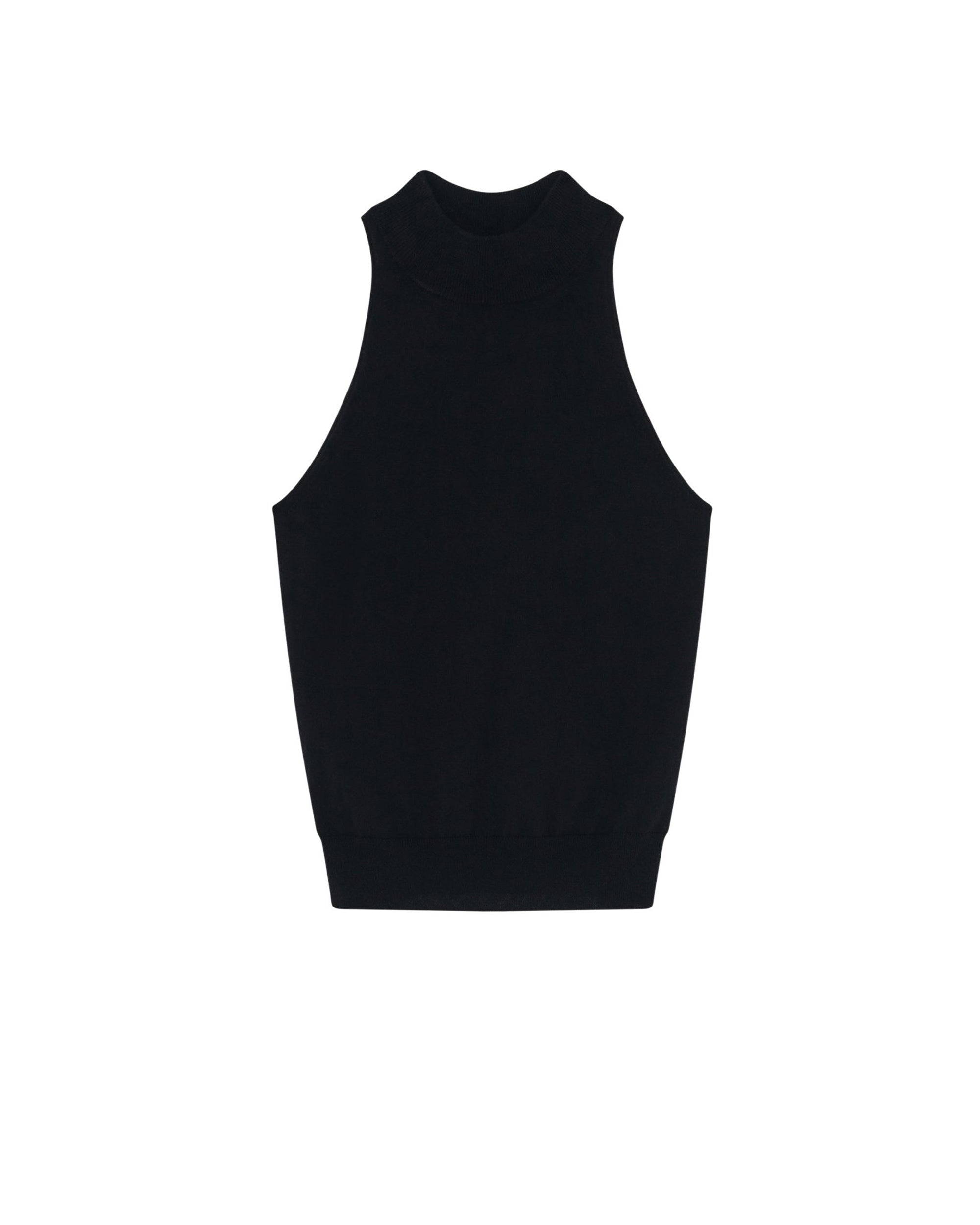 Maewa sleeveless knit top - Black