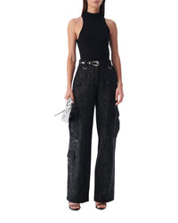 Maewa sleeveless knit top - Black