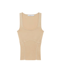 Shimas silk top - White & Orange