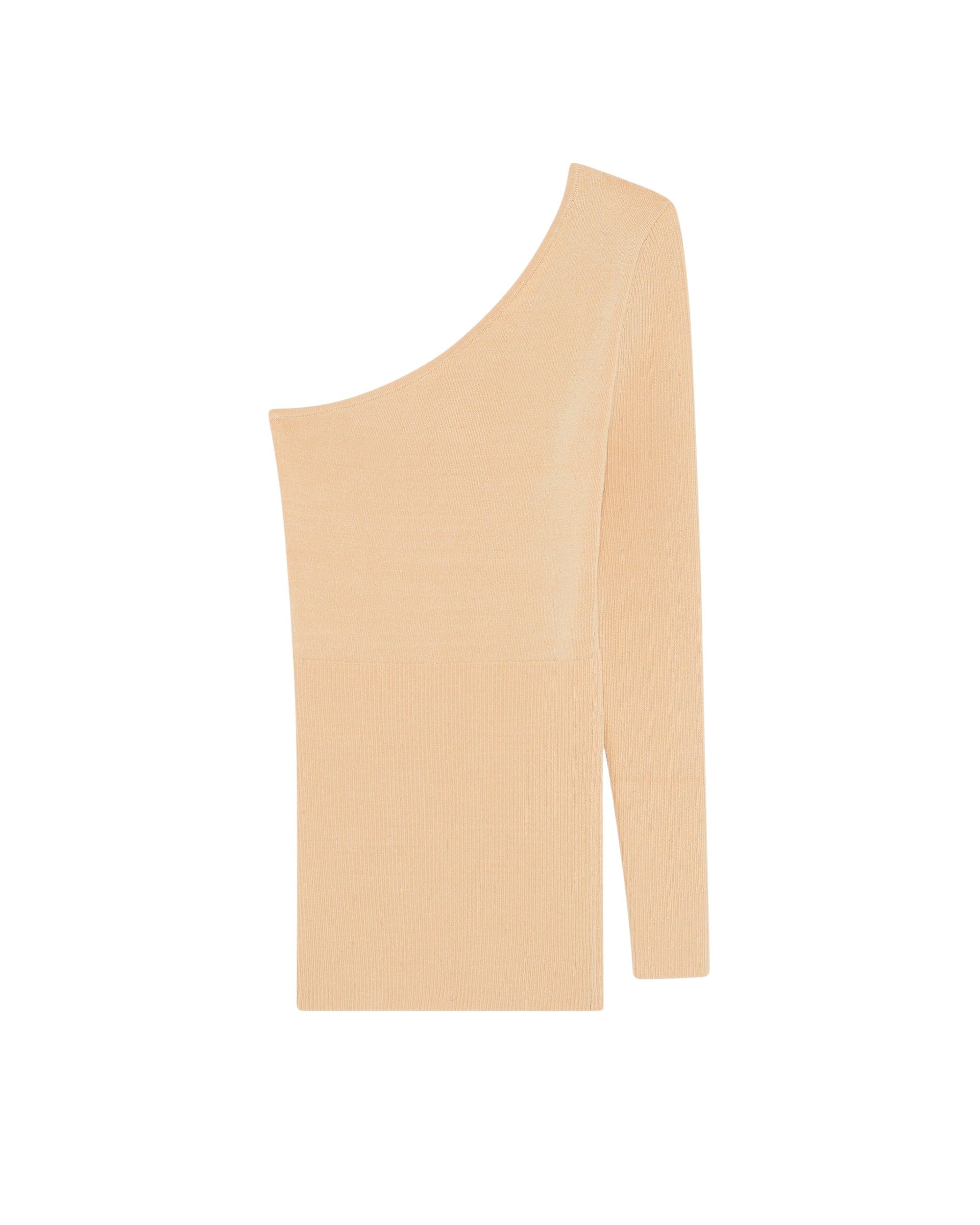 Sitala silk jumper - White & Orange