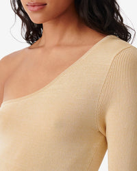 Sitala silk jumper - White & Orange