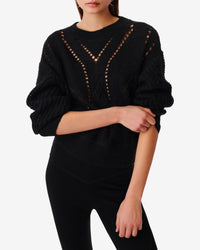 Teodora knitted jumper - Black