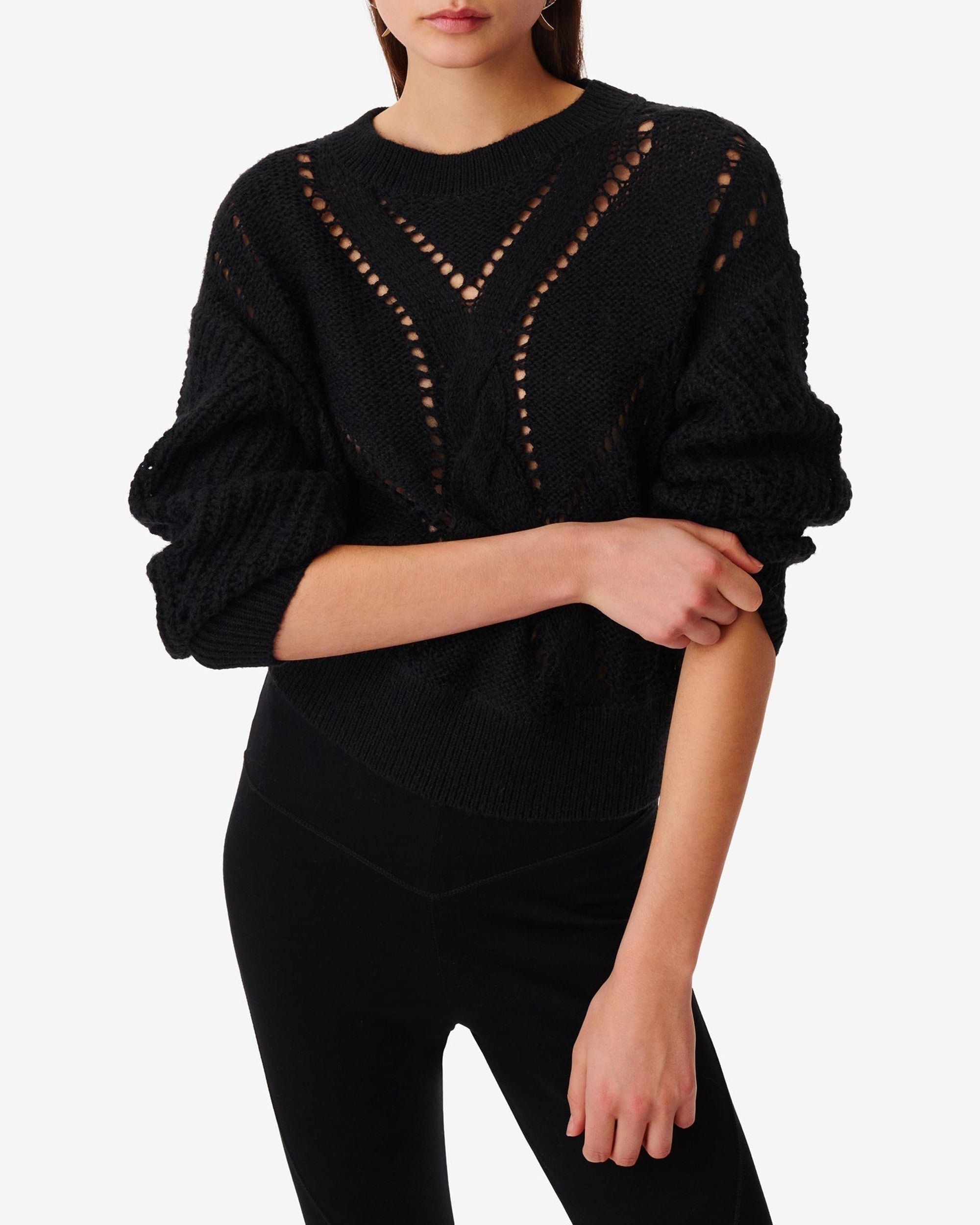 Teodora knitted jumper - Black
