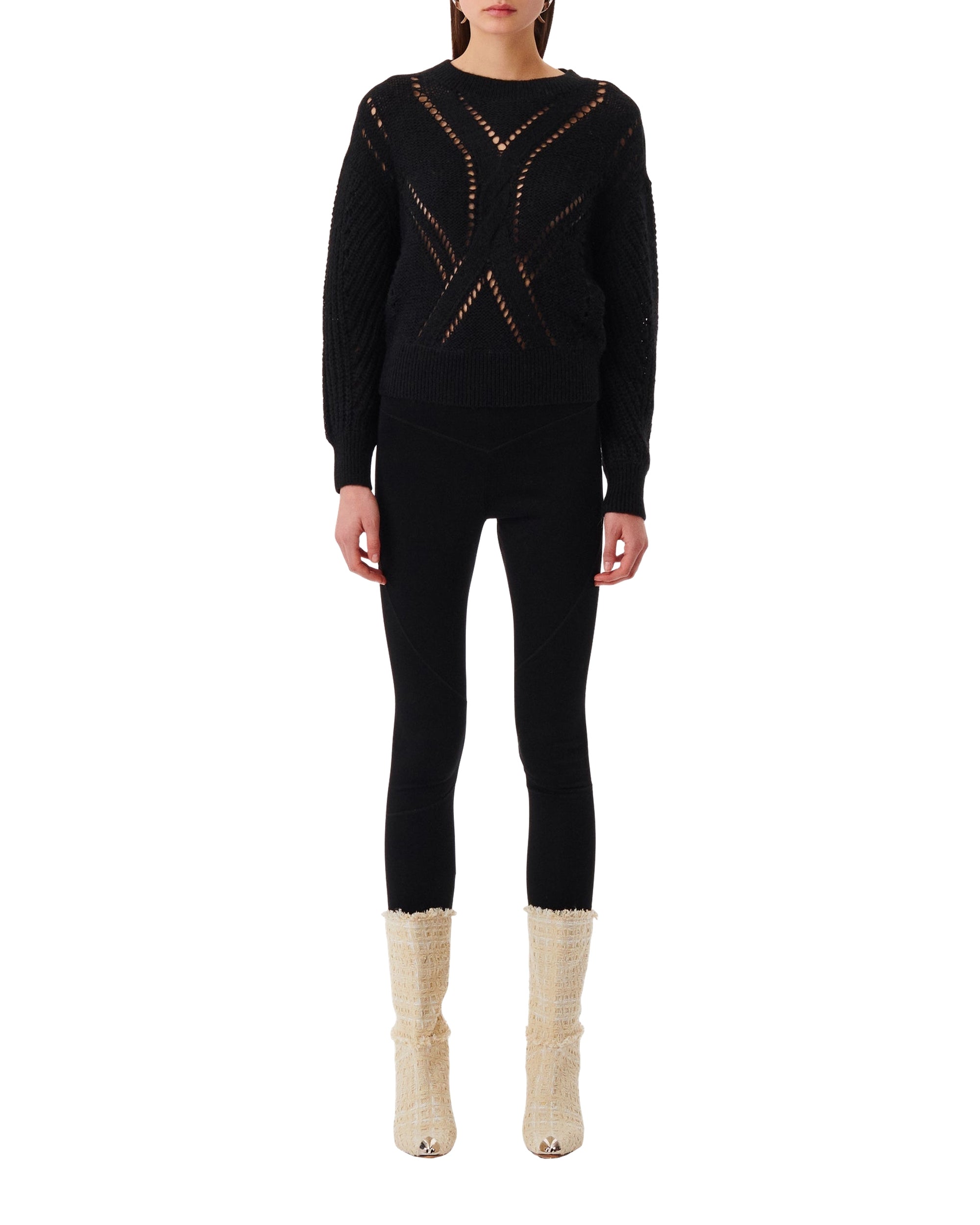 Teodora knitted jumper - Black
