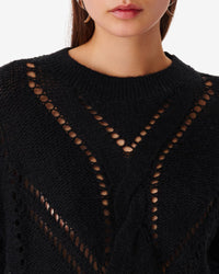 Teodora knitted jumper - Black