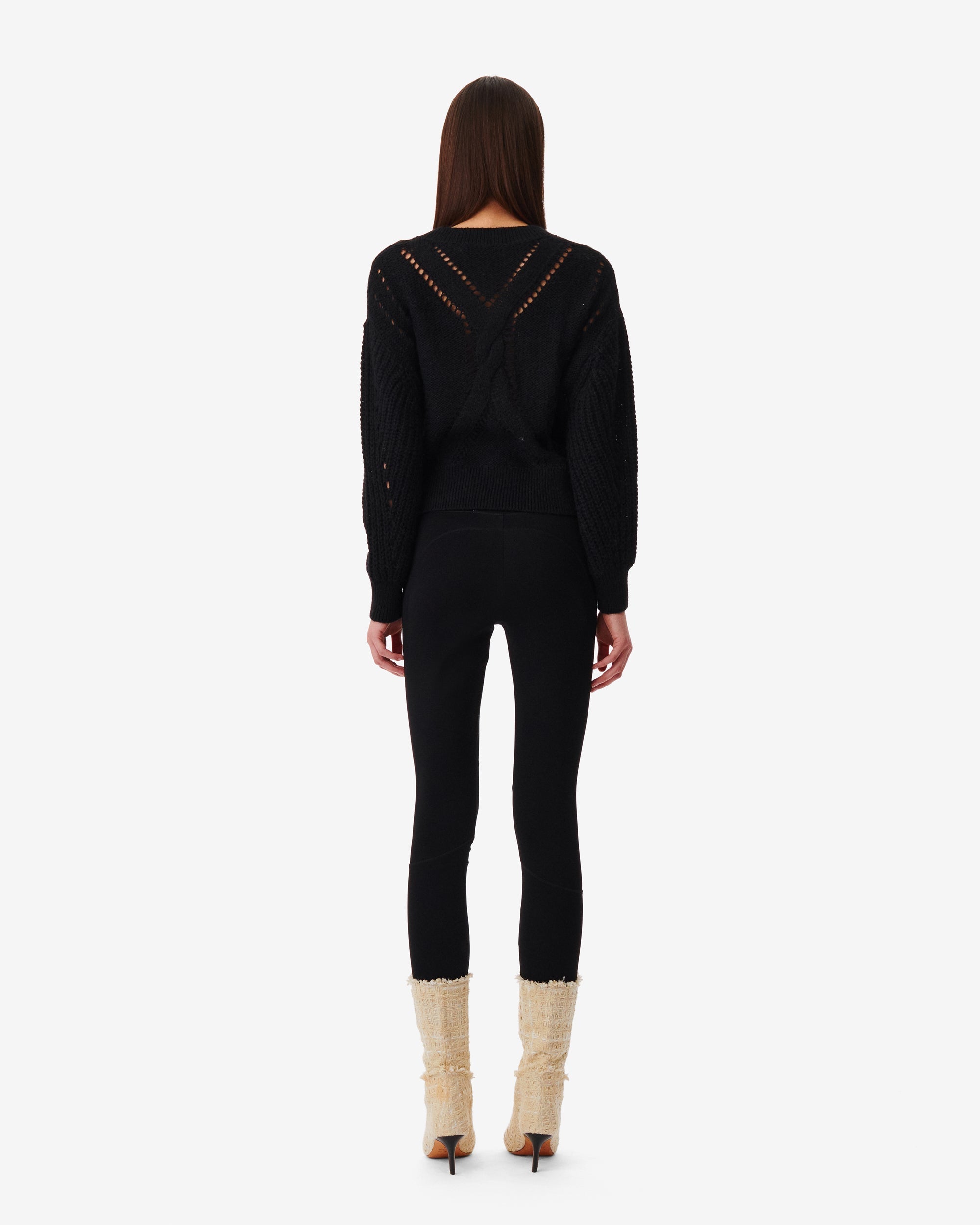 Teodora knitted jumper - Black