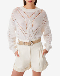 Teodora knitted jumper - Ecru
