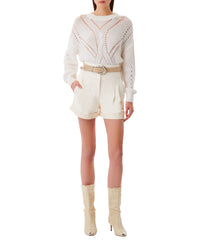 Teodora knitted jumper - Ecru