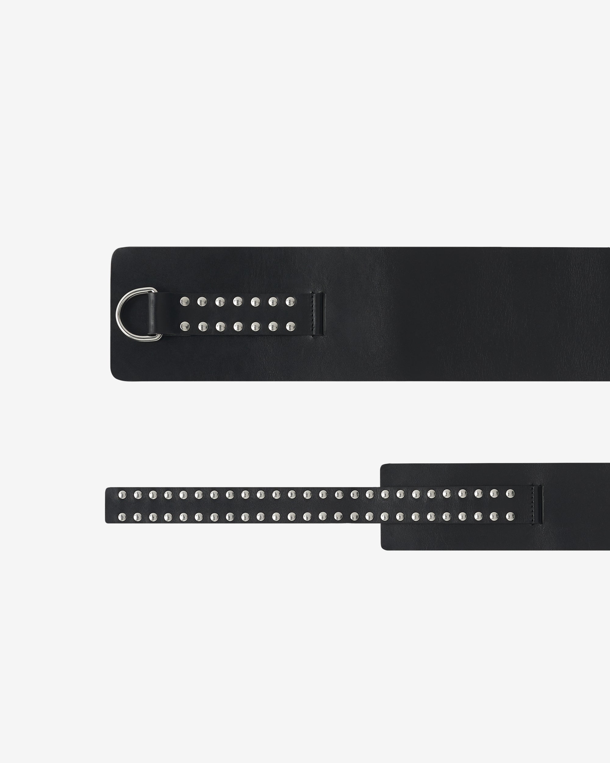 Obi Reyna Studs leather belt - Black & Studs