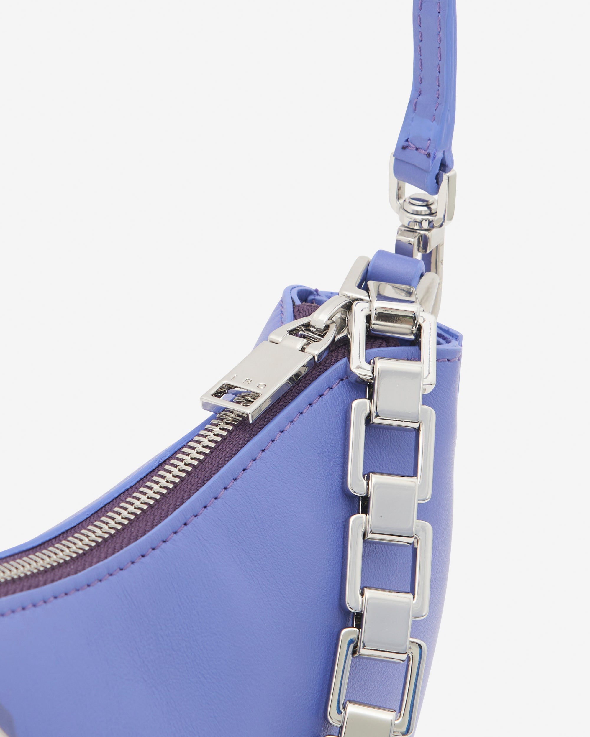 Arc Baby leather bag - Violet Storm