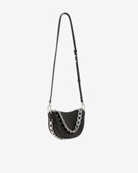Bow Baby Chain bag in leather - Black
