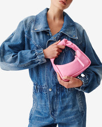 Noue Baby leather bag - Candy Pink