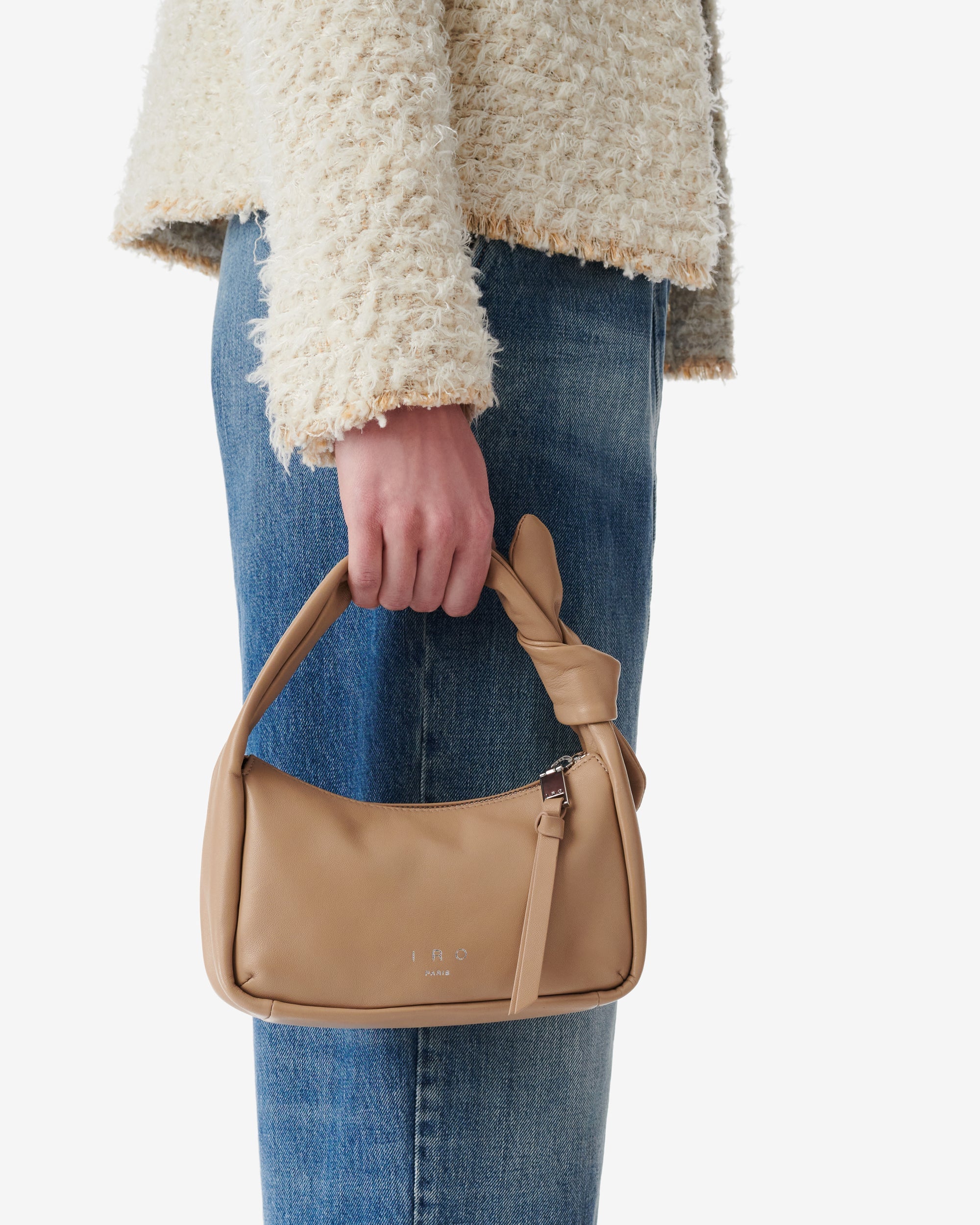 Noue Baby leather bag - Latte