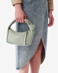 Noue Baby leather bag - Sage Green