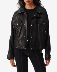 Adahi leather perfecto - Black