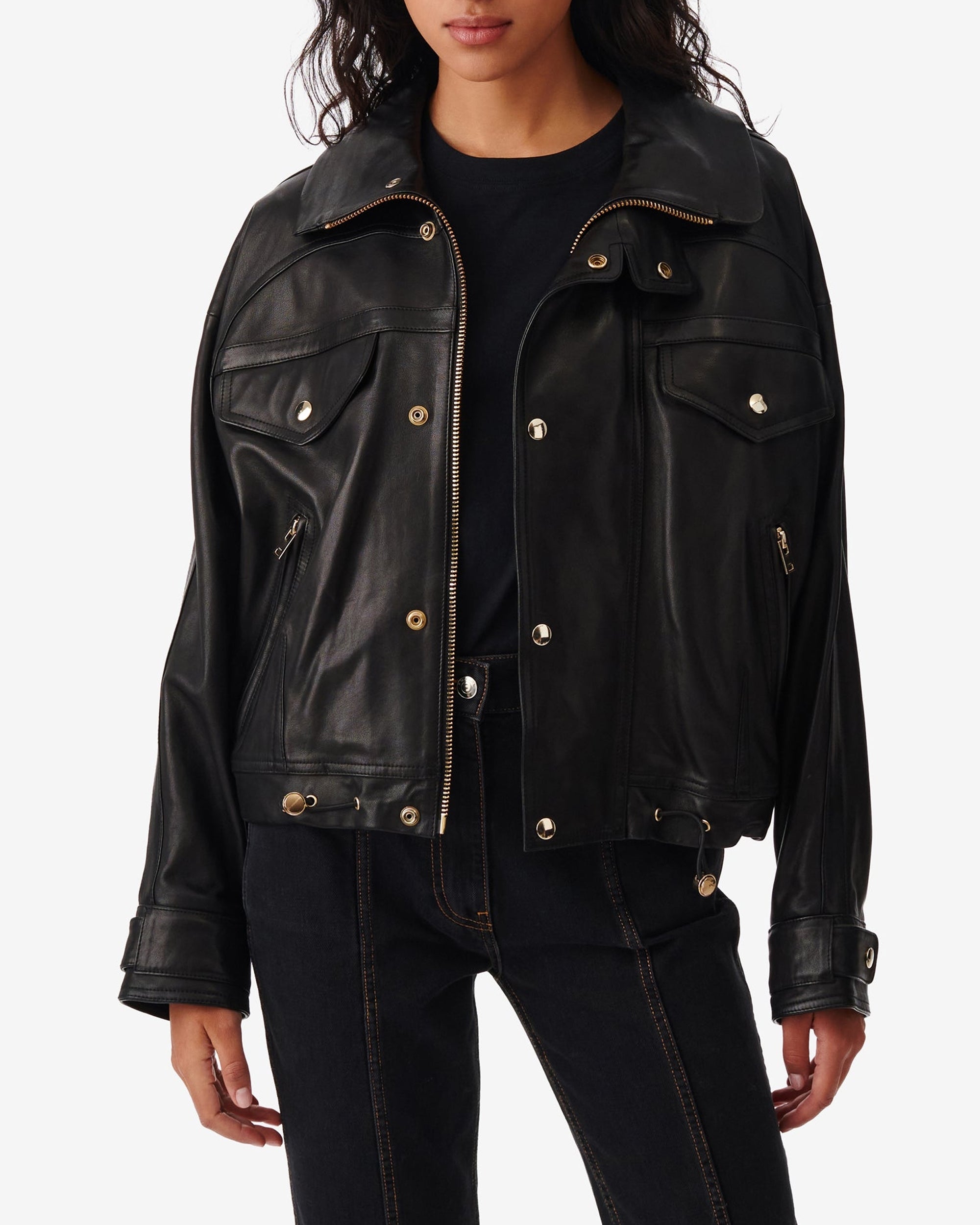 Adahi leather perfecto - Black
