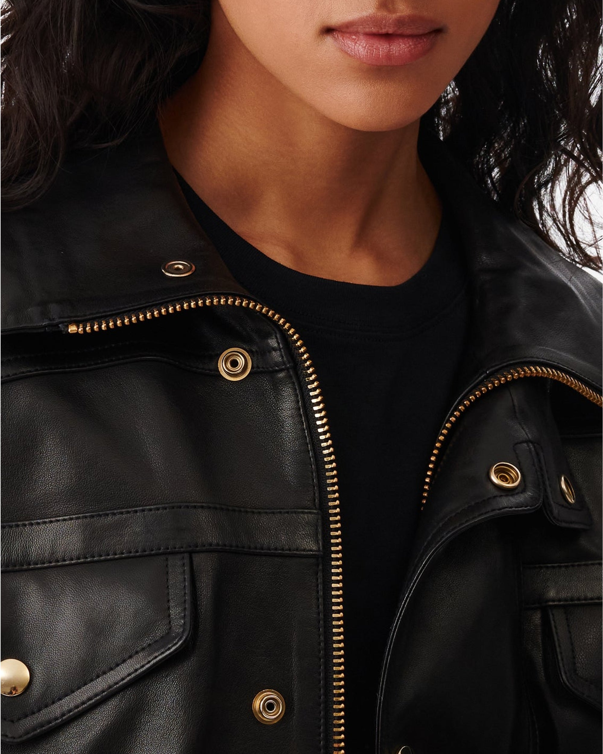 Adahi leather perfecto - Black
