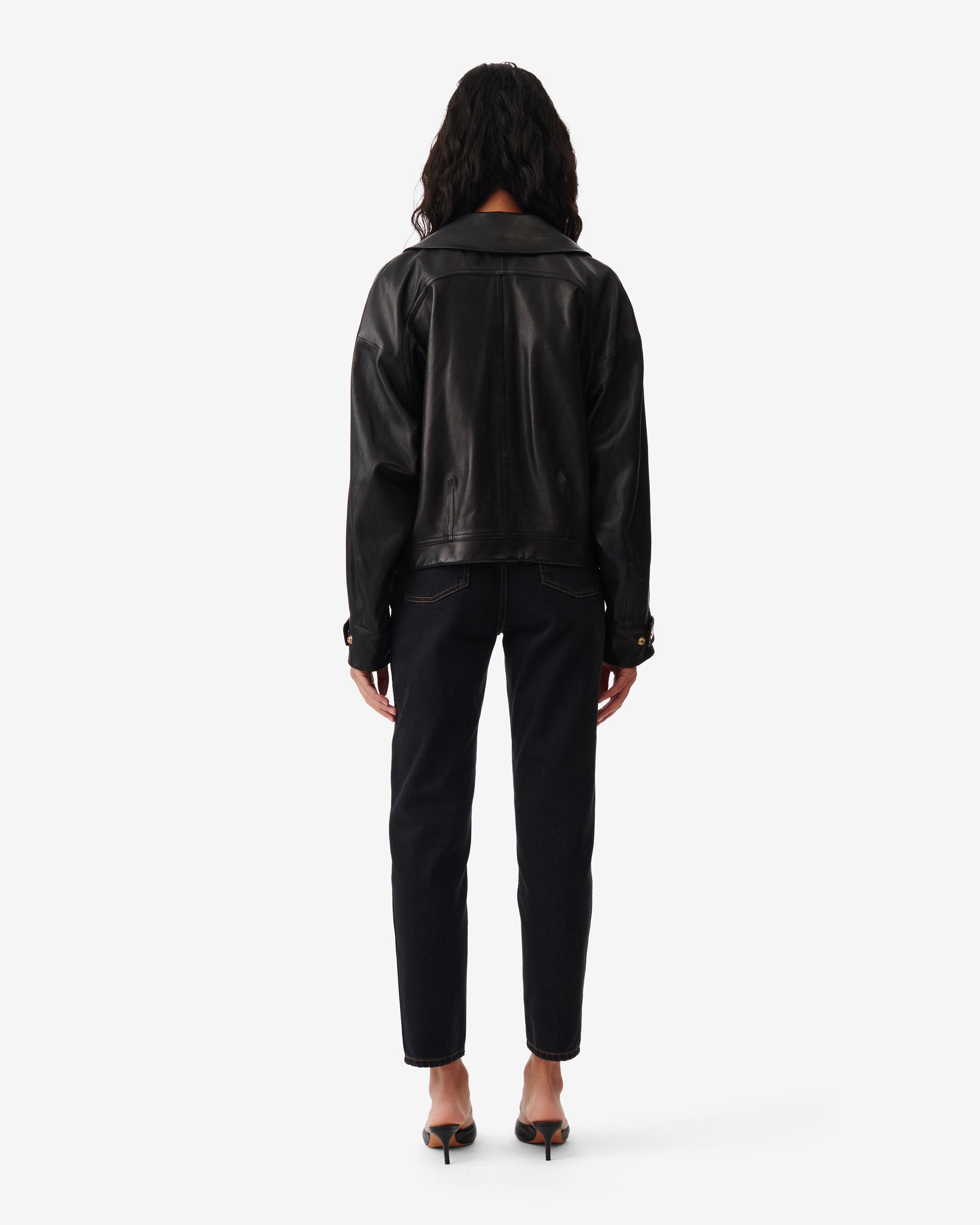Adahi leather perfecto - Black