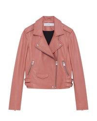 Ashville leather perfecto - Blush Pink