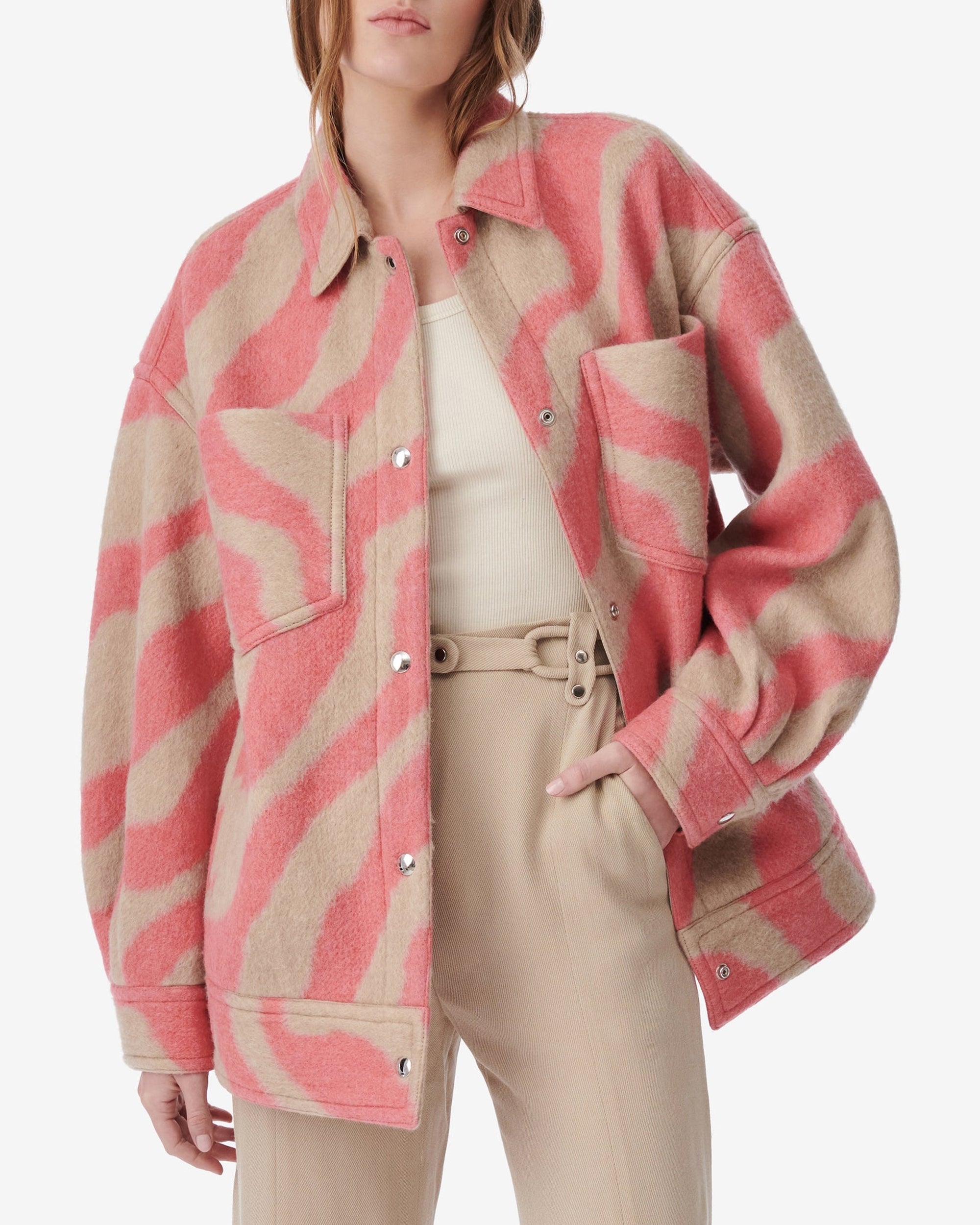 Edwina Jacket - Pink Beige