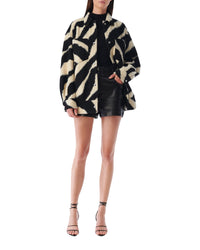 Edwina Jacket - Black & Ecru