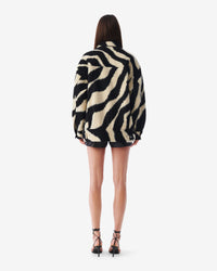 Edwina Jacket - Black & Ecru