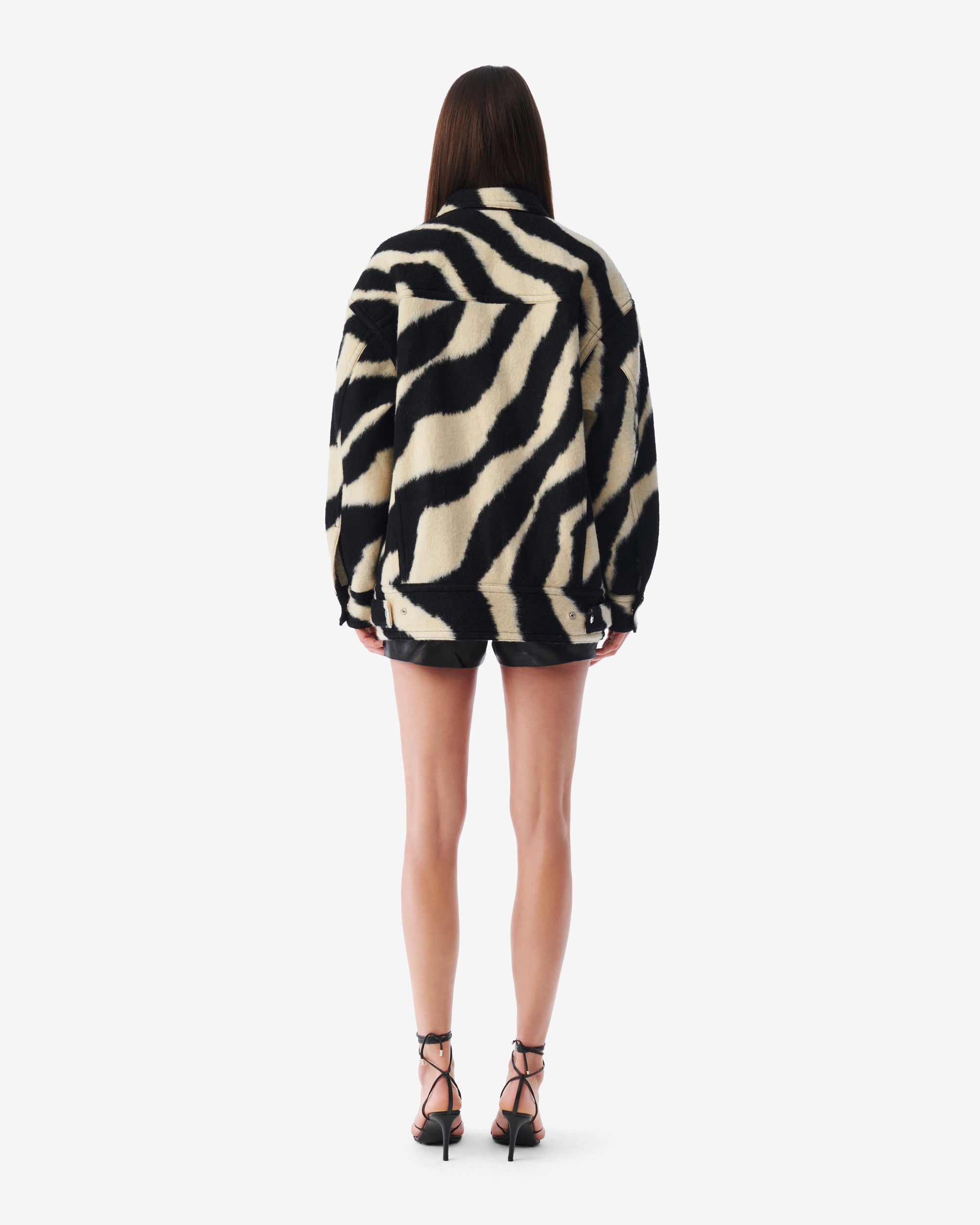 Edwina Jacket - Black & Ecru
