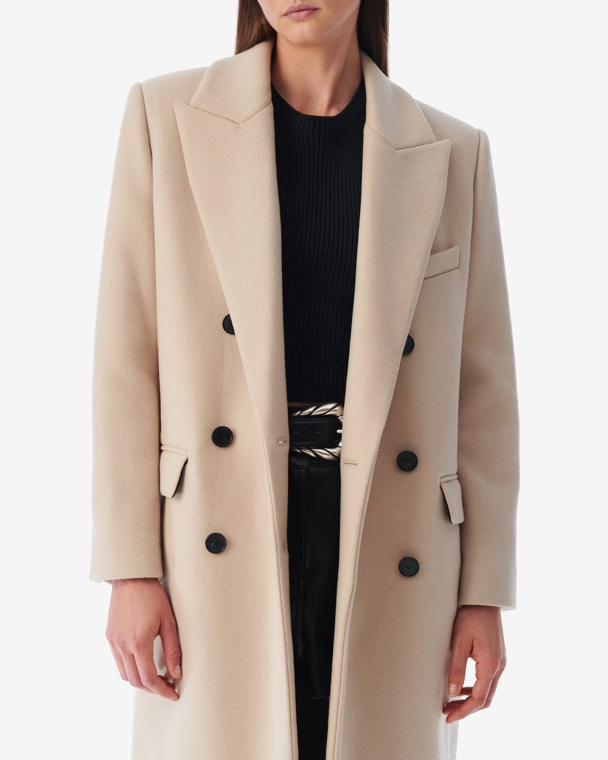 Garance wool coat - Beige