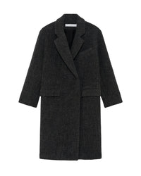 Gonira coat in wool - Anthracite