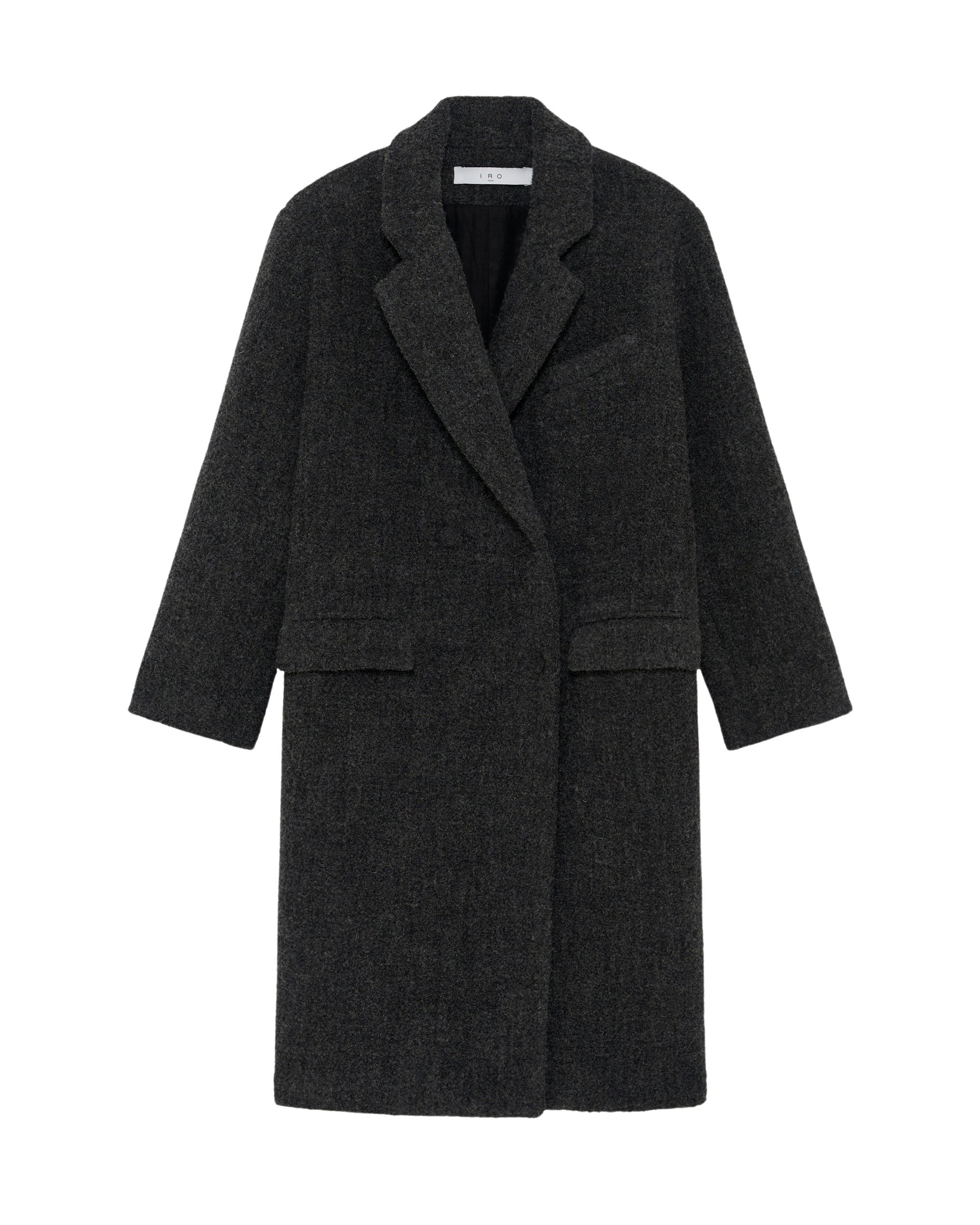 Gonira coat in wool - Anthracite