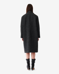 Gonira coat in wool - Anthracite