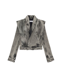 Kajana denim jacket - Snow Black