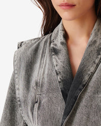 Kajana denim jacket - Snow Black