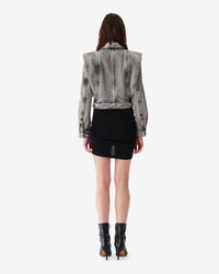 Kajana denim jacket - Snow Black