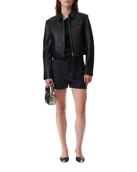 Moma leather perfecto - Black