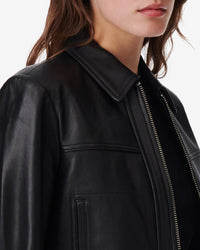 Moma leather perfecto - Black