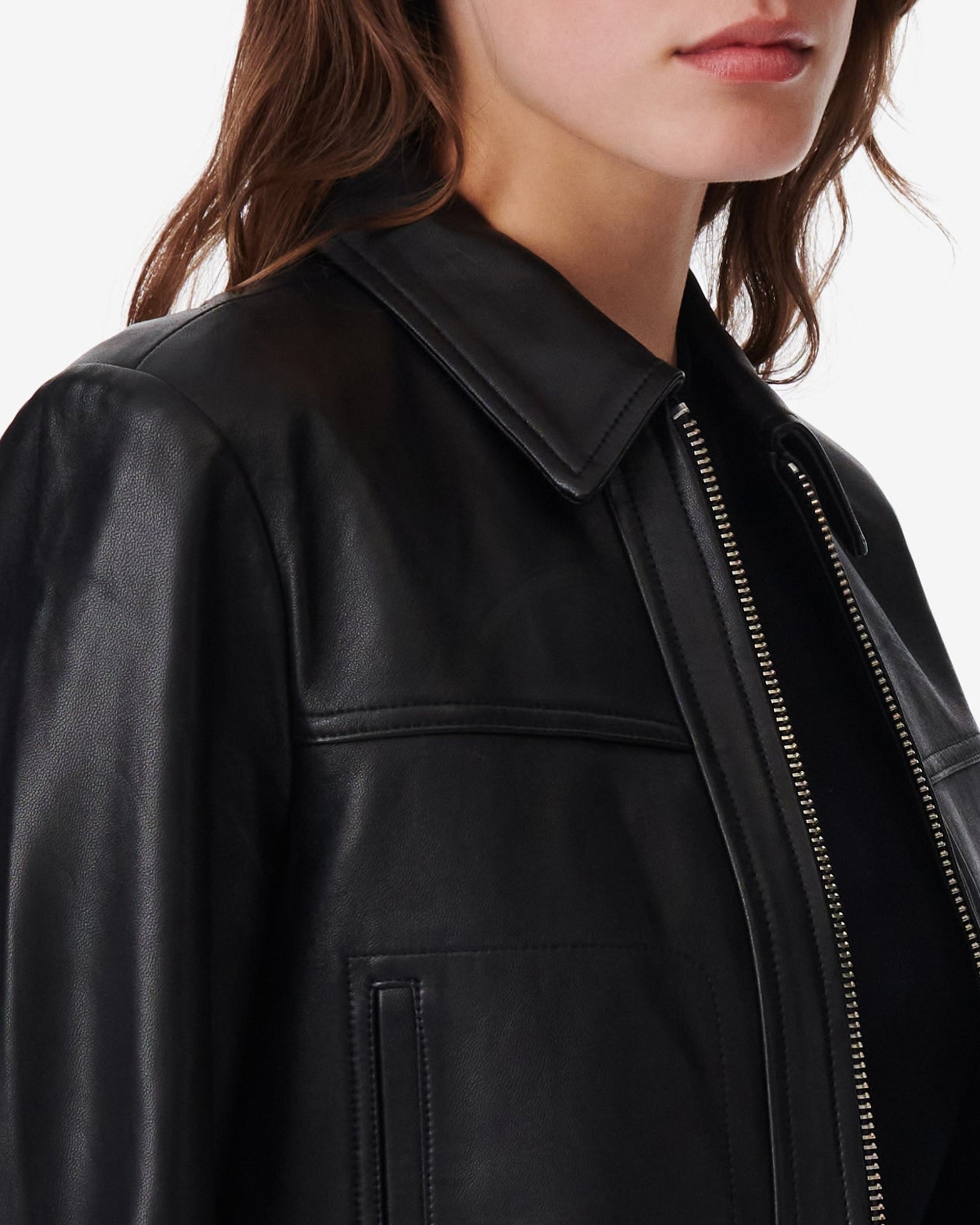 Moma leather perfecto - Black