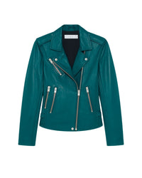 Newhan leather perfecto - Peacock Blue