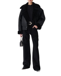 Octavi sheepskin jacket - Black