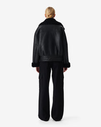 Octavi sheepskin jacket - Black