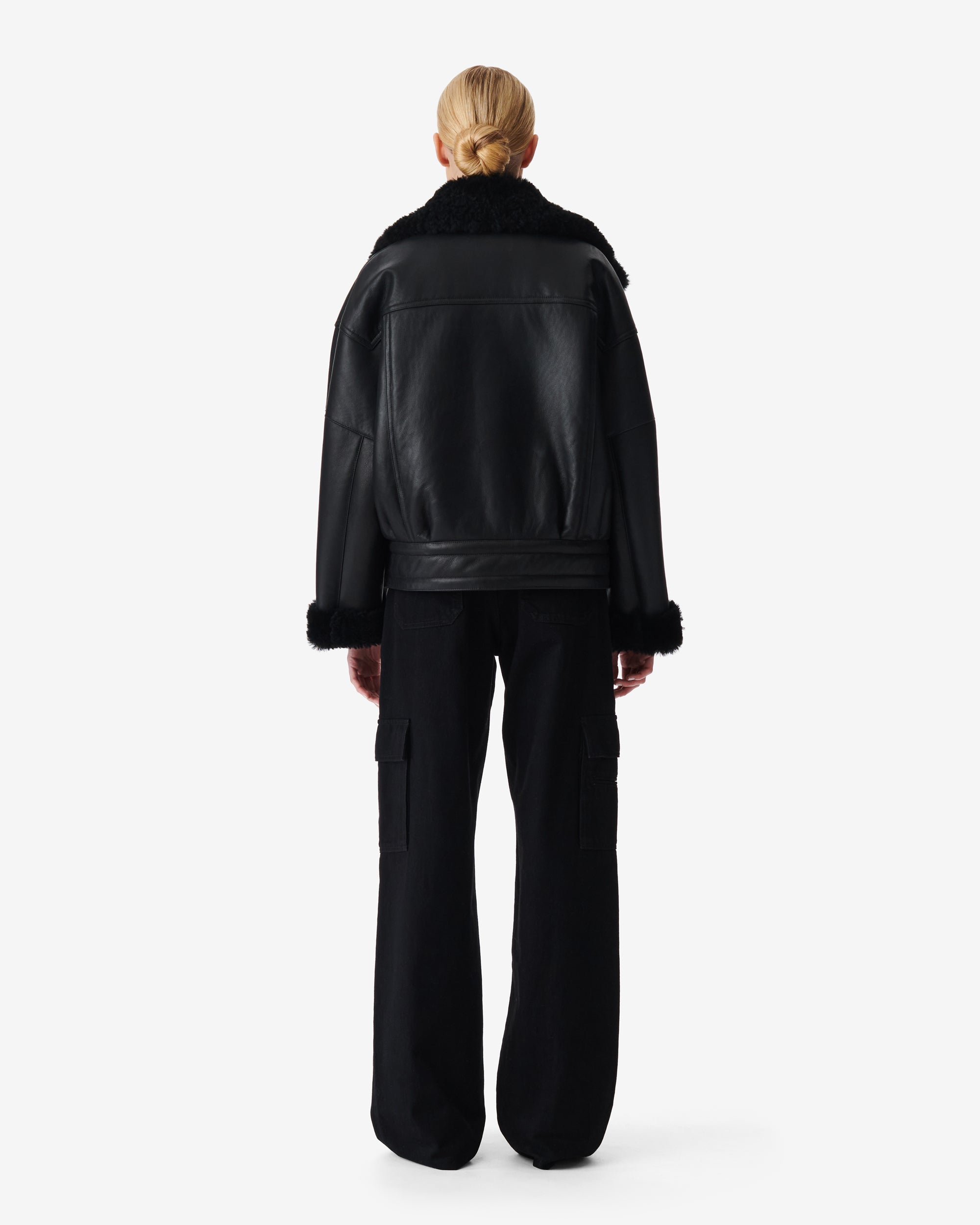 Octavi sheepskin jacket - Black