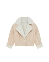 Octavi sheepskin jacket - Sand White