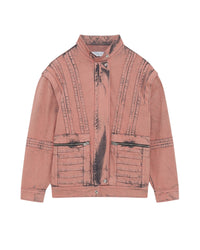 Odil Denim Jacket - Blush Pink